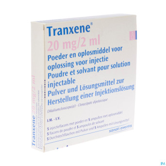 Tranxene amp. inj. 5 x  20 mg