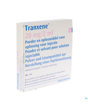 Tranxene amp. inj. 5 x  20 mg
