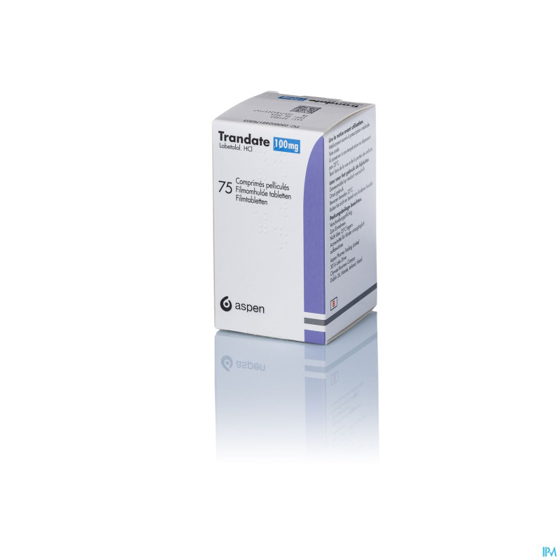 Trandate 100 comp  75 x 100 mg