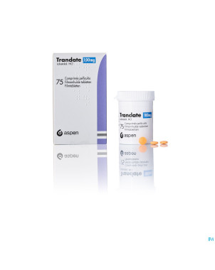Trandate 100 comp  75 x 100 mg