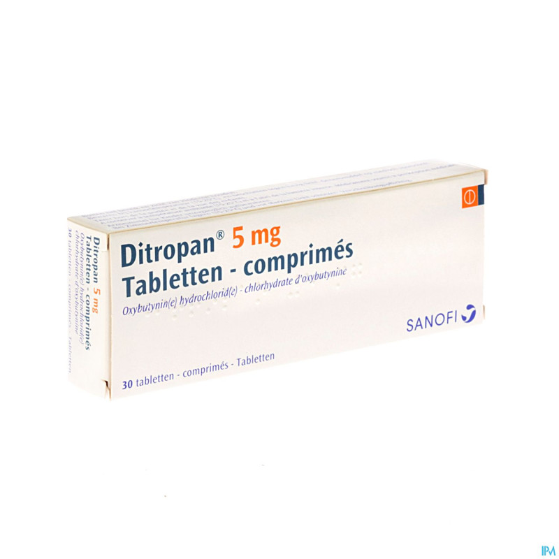 Ditropan comp  30 x 5 mg