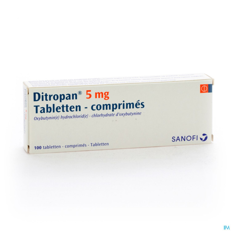Ditropan comp 100 x 5 mg