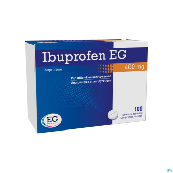 Ibuprofen eg 400 mg comp pell 100 x 400 mg