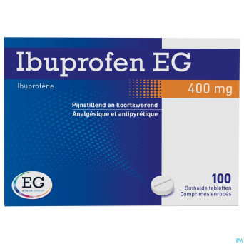 Ibuprofen eg 400 mg comp pell 100 x 400 mg