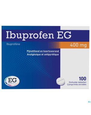 Ibuprofen eg 400 mg comp pell 100 x 400 mg