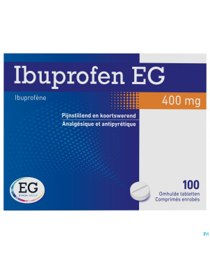 Ibuprofen eg 400 mg comp pell 100 x 400 mg