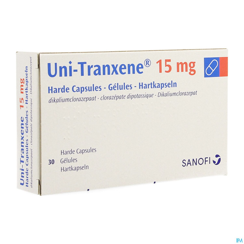 Unitranxene caps.  30x15mg
