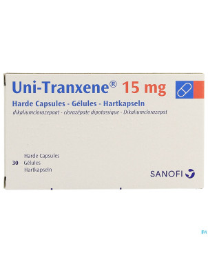 Unitranxene caps.  30x15mg