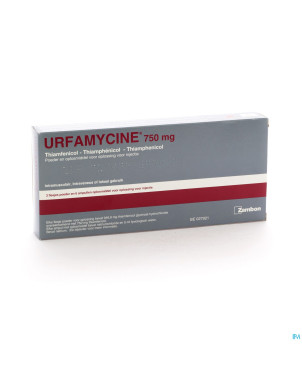 Urfamycine fl inj 3 x 750mg + amp 6