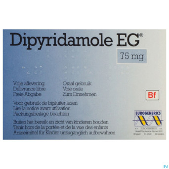 Dipyridamol eg drag  100 x 75 mg