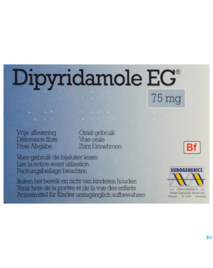 Dipyridamol eg drag  100 x 75 mg