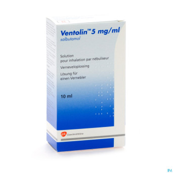 Ventolin sol neb 1 x 10 ml  0,5%