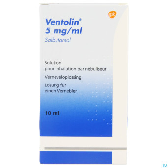 Ventolin sol neb 1 x 10 ml  0,5%
