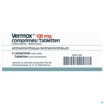 Vermox comp 6x100mg