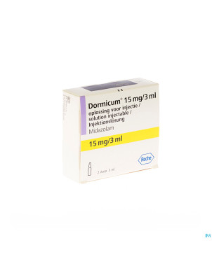 Dormicum amp 2 x 15 mg/ 3 ml