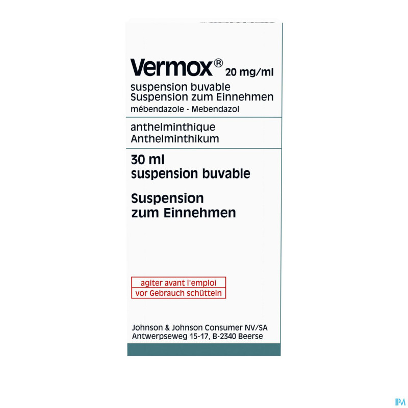 Vermox susp 30ml 2%