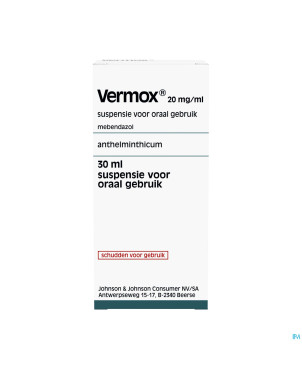 Vermox susp 30ml 2%