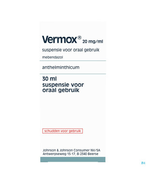 Vermox susp 30ml 2%