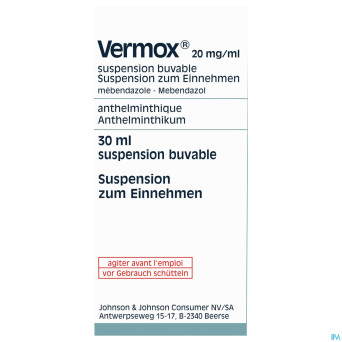 Vermox susp 30ml 2%