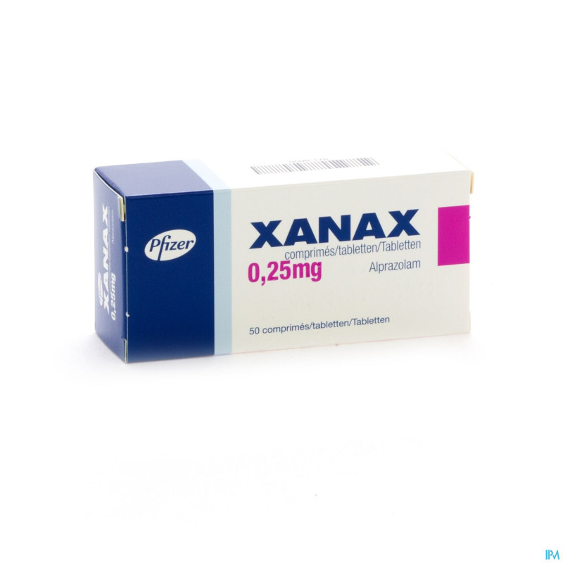 Xanax 0,25mg comp 50