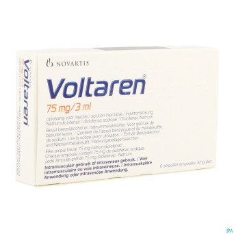 Voltaren amp  6 x 75 mg/3 ml