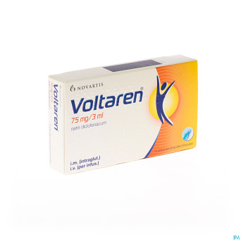 Voltaren amp  6 x 75 mg/3 ml