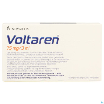 Voltaren amp  6 x 75 mg/3 ml