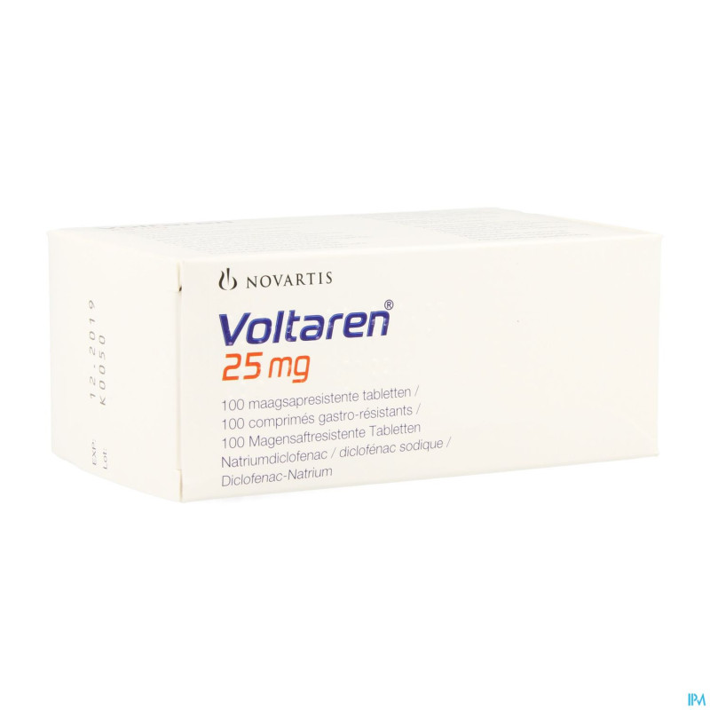 Voltaren comp  100 x 25 mg