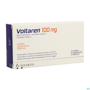 Voltaren supp 12 x 100 mg