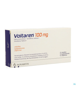 Voltaren supp 12 x 100 mg