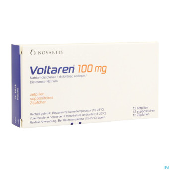 Voltaren supp 12 x 100 mg