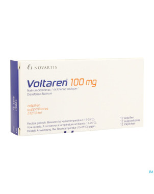 Voltaren supp 12 x 100 mg