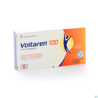 Voltaren supp 12 x 100 mg