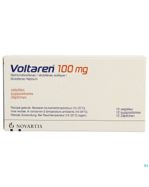 Voltaren supp 12 x 100 mg