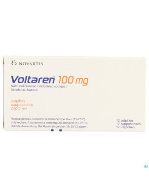 Voltaren supp 12 x 100 mg