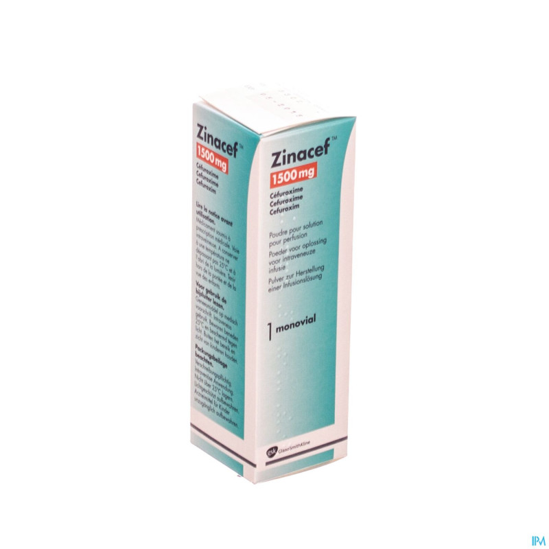 Zinacef perf monovial 1flx1500mg
