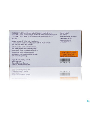 Xylocaine 2% gel tube 10 x 30ml