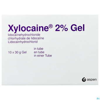 Xylocaine 2% gel tube 10 x 30ml