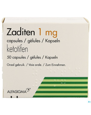 Zaditen caps  50 x 1 mg