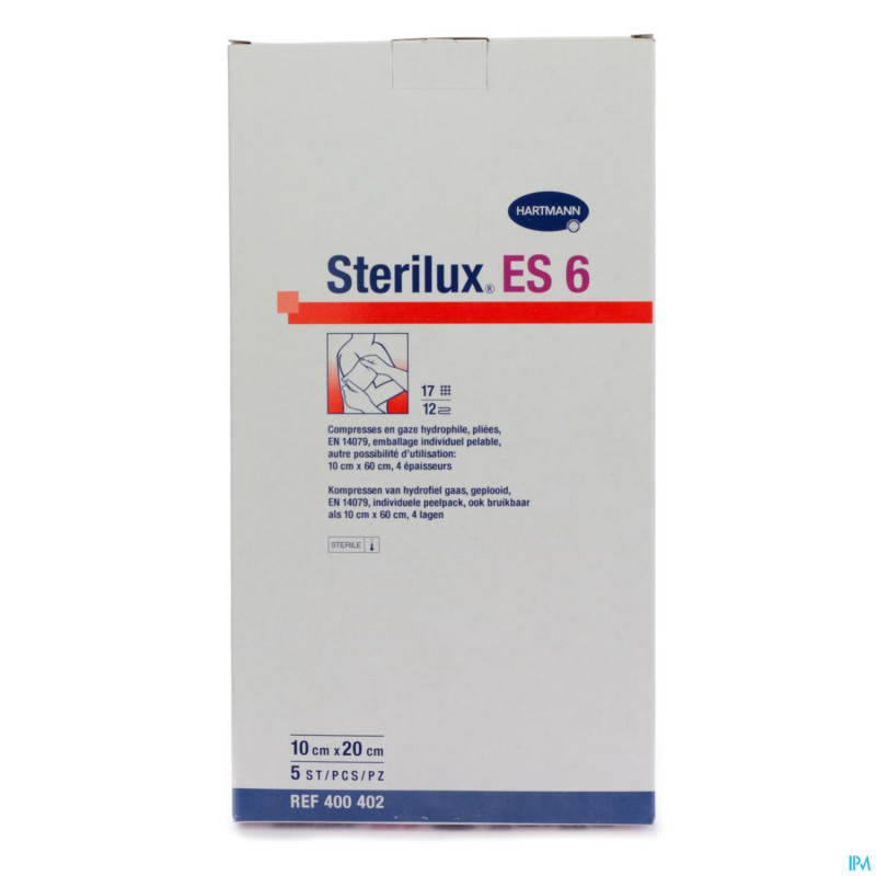 Sterilux es6 cp ster 12pl 10,0x20,0cm    5 4004025