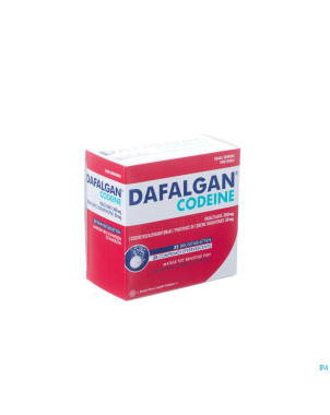 Dafalgan codeine eff 500mg tabl 32