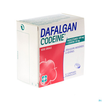 Dafalgan codeine eff 500mg tabl 32