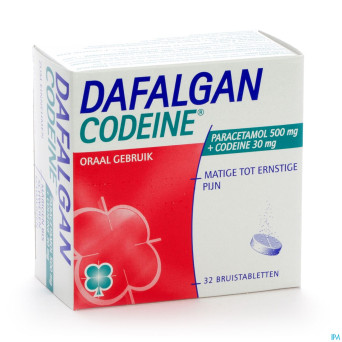 Dafalgan codeine eff 500mg tabl 32
