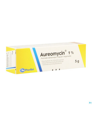 Aureomycine ung opht  1 x 5 g  1%