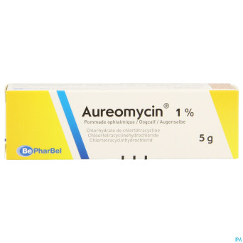 Aureomycine ung opht  1 x 5 g  1%
