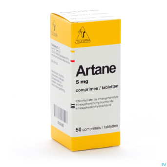 Artane 5mg    flacon comp  50 x 5mg