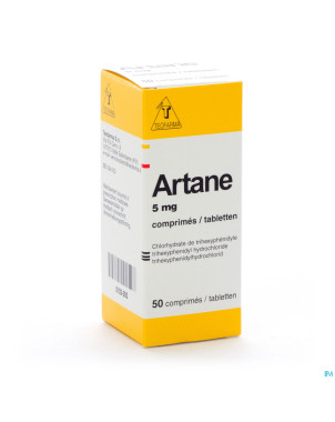 Artane 5mg    flacon comp  50 x 5mg