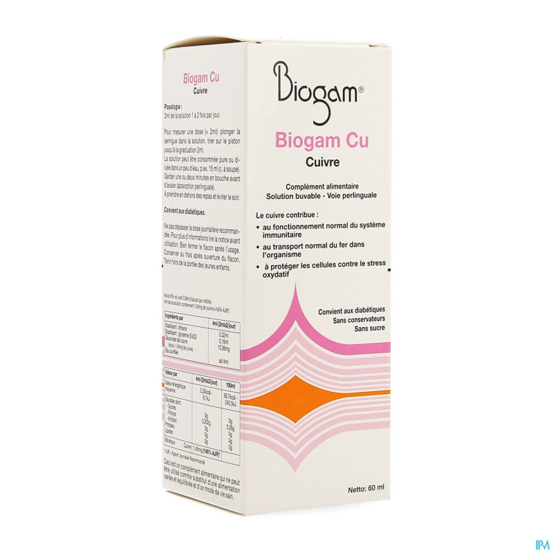 Biogam cu    fl 60ml
