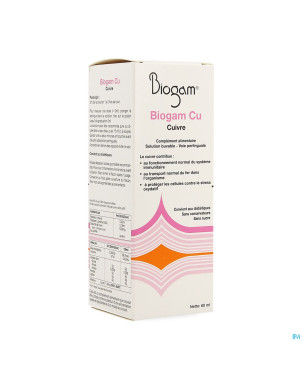 Biogam cu    fl 60ml