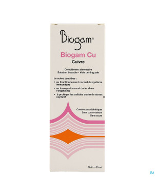 Biogam cu    fl 60ml